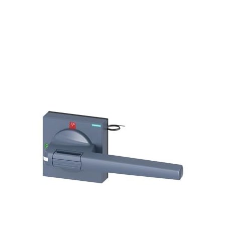 Siemens handle with masking plate standard illuminated size 100x 100 for shaft 12x 8UD1861-4CD01