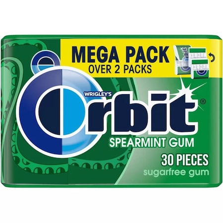 Orbit Sugar Free Spearmint Chewing Gum 30 pk MMM28388