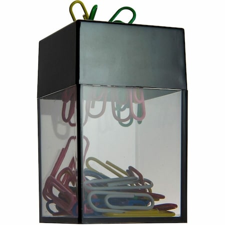 Officemate International Officemate Magnetic Paper Clip Dispenser 1-7/8" x 3-3/16" Smoke 93690