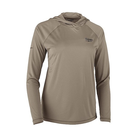 Milwaukee Tool Hoodie, 2XL, Brown, Women's F550N-2X