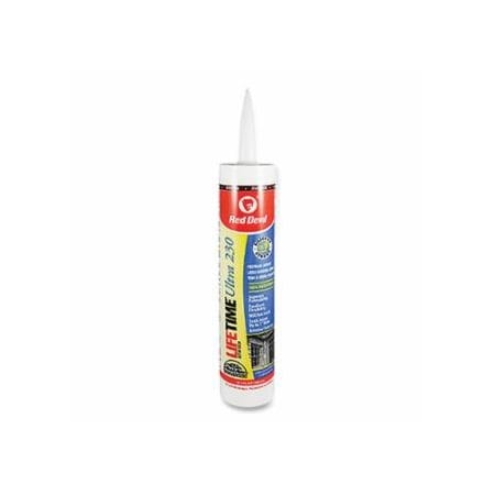Red Devil Lifetime Ultra 230 Premium Sealant, 10.1 oz, Cartridge, Brown, 12PK 630-077040