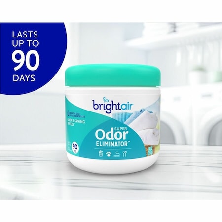 Bright Air Super Odor Eliminator, Linen & Spring Breeze Scented, 14 fl oz 901046