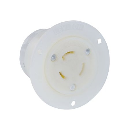 Leviton Industrial Grade Flanged Outlet 20 Amp, 125/250 Volt 2366