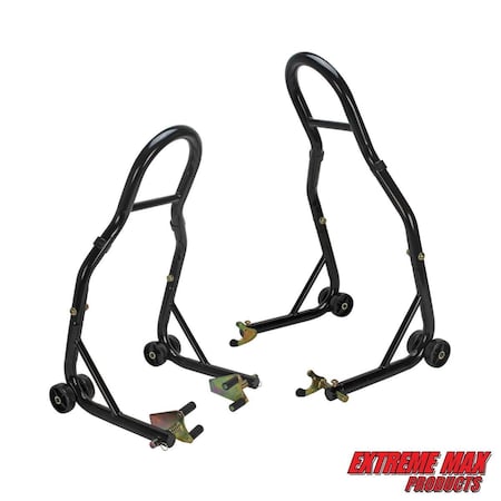 Extreme Max 5600.3261 Sport Bike Motorcycle Spool-Style Lift Stand 5600.3261