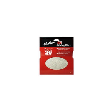 Varathane Sanding Disc, 7 in Dia, 36 Grit, Coarse, 3PK 203930