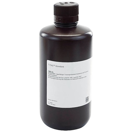 Lovibond Water Testing Solution, 1000 mL, 1000PK T-CAL TURBIDITY STANDARD, 20 NTU