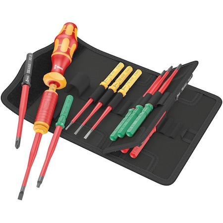 Wera Kraftform Kompakt VDE 15 Torque 1.2-3.0 Nm extra slim 1 Tool finder, 15 pieces 5006605001