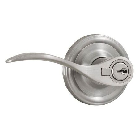 Weslock Left HBordeau Entry Lock ADJ Latch Full Lip Strike Satin Nickel L0640UNUNSL23