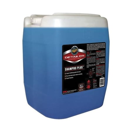 Meguiars Detailer Shampoo Plus, 5 gallon Can, Blue, Liquid D11105