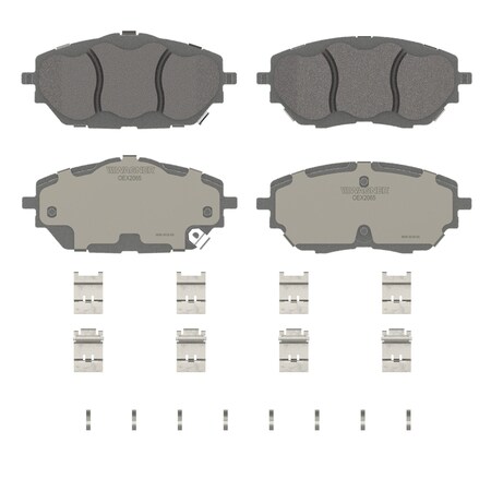 Wagner Brake OEX Front Disc Brake Pad Set Premium Ceramic, OEX2065
