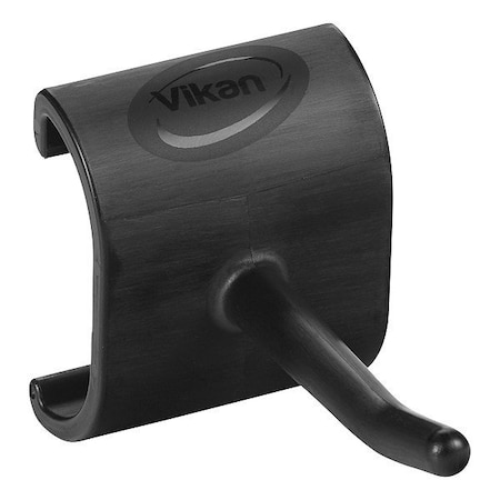 Vikan Part Hook for Wall Brackets, Black 10049