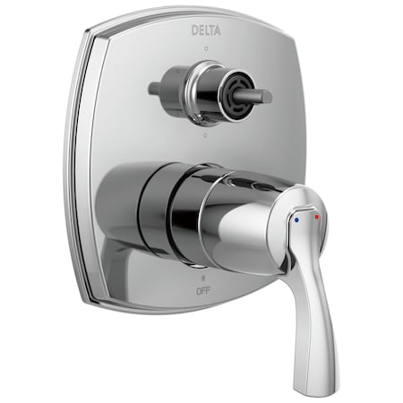 Delta Stryke 14 Series Integrated Diverter Trim with Six Function Diverter Less Diverter Handle T24976-PR-LHP