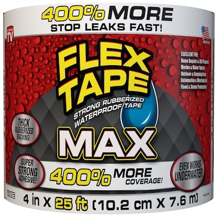 Flex Tape Flex Tape 4"X25Ft Wht TFSMAXWHT04