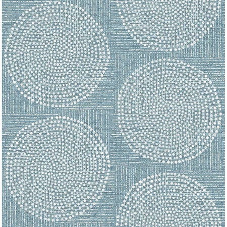 A-Street Prints Salma Denim Medallion Wallpaper 4141-27123