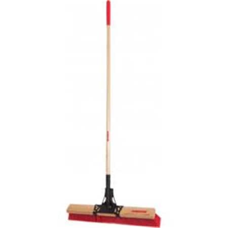 Ames 24 in. Multi-surface Broom, Red BR24MU16