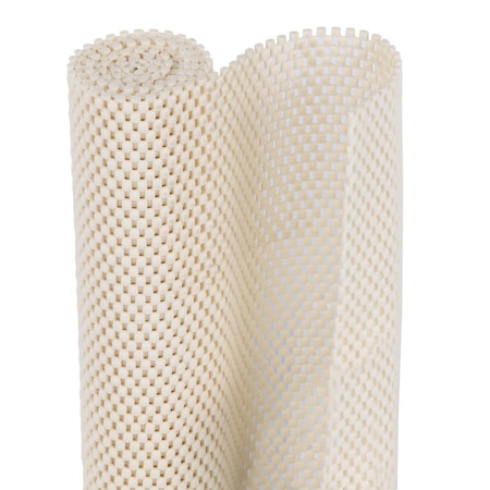 Con-Tact Brand 12'' x 4 Ft. Almond Grip Premium Non-Adhesive Shelf Liner 04F-C6L54-01