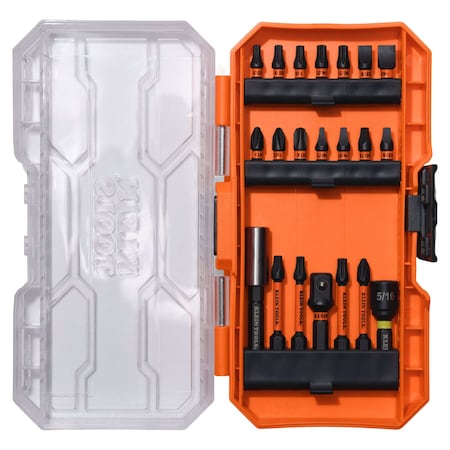 Klein Tools 21-Piece Impact Driver Bit Set 33801B
