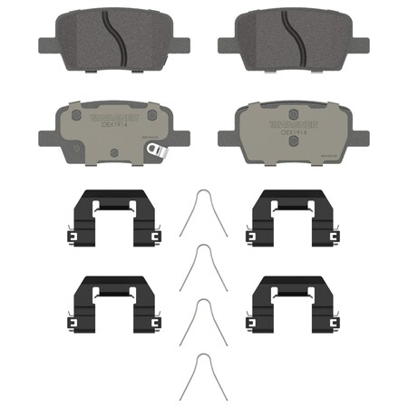 Wagner Brake OEX Rear Disc Brake Pad Set Premium Ceramic,  OEX1914