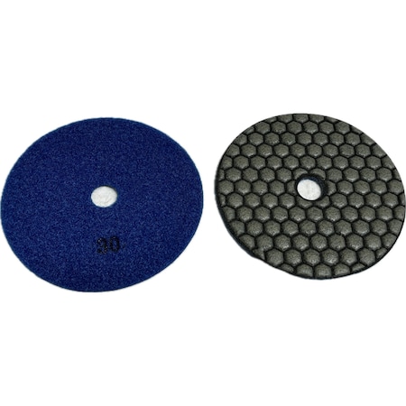 Vantage Product Honey Comb Dry Polishing Pad, Concrete Finishing, 5'' R-FB5HC0030