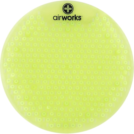 Hospeco AirWorks Splash Free Urinal Screen, Cucumber Melon - Box of 10 AWSFUS237-BX