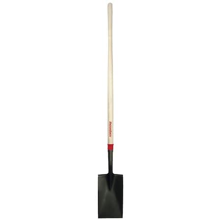 Manufacturers Direct RAZOR-BACK Border Spade, 7.06 in W Blade, 14 ga Gauge, Steel Blade, Hardwood Handle, 48 in L Handle 46200