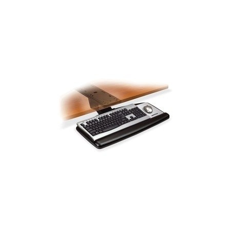 3M Sit/Stand Easy Adjust Keyboard Tray, Standard Platform, 25.5wx12d, Blk AKT170LE