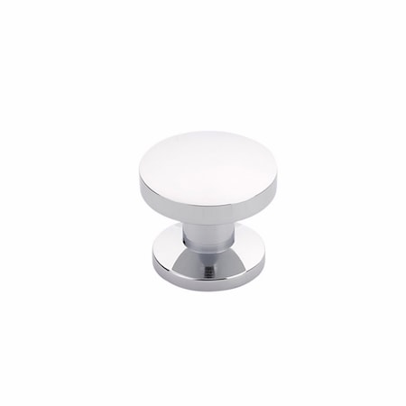 Schaub 1-3/8in Northport Round Cabinet Knob Polished Chrome Finish 211-26