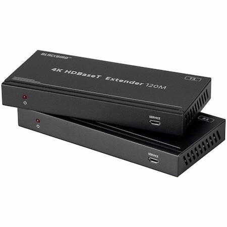 Monoprice Blackbird 4K HDBaseT Extender Kit 120m HDR 18Gbps 4K at 60Hz YCbCr 4:4:4 HDCP 2.2 PoC 41097
