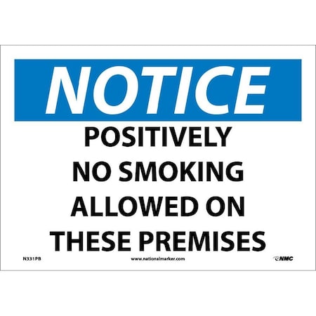 Nmc Notice No Smoking Sign, N331PB N331PB