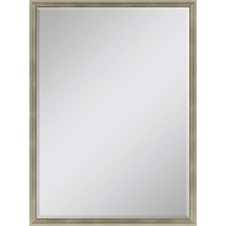 Homeroots 38" Silver Wood Accent Mirror 632771
