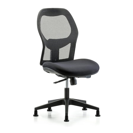 Blue Ridge Ergonomics Executive Mesh Chair, Glides BR-EXE-MDHCH-RG-H0-A0-RG