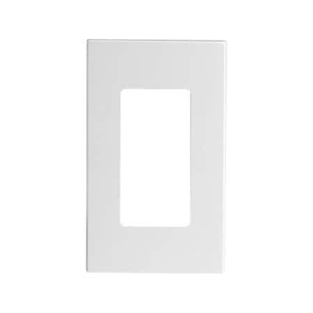 Leviton Decora Wallplate, Screwless, Standard Size, Gang 1, Gray 80301-SGY