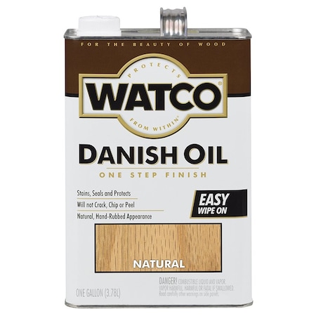 Rust-Oleum 1 Gal Rust-Oleum 65731 Natural Watco Danish Oil Finish 65551