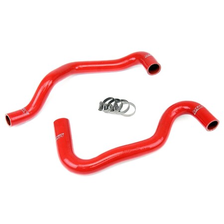 Hps Performance High Temp Reinforced Silicone Radiator Coolant Hose Kit, Red, 57-1281-RED