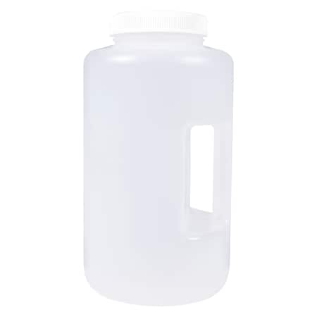 Zoro Select Bottle, 4000mL, 128 Oz, Wide Mouth (Formerly Lab Safety Supply) 6FAP8