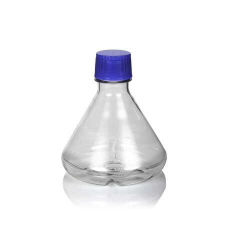 Tri Forest Enterprises RPI Erlenmeyer Flask Baffled, Optically Clear, Sterile, 3000 ml, Polycarbonate, 3PK 400871-3000