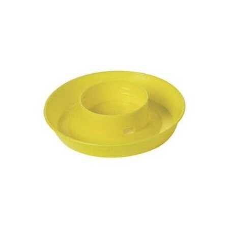Miller Mfg SCREW ON WATERER BASE QT YELLOW 740YELLOW