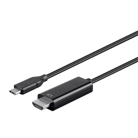 Monoprice USB Cable, 9 ft Overall L., Black 24442