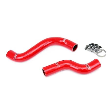 Hps Performance High Temp Reinforced Silicone Radiator Coolant Hose Kit, Red,  57-1081-RED