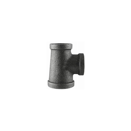 Southland 1 In. x 1 In. x 3/4 In. Reducing Malleable Black Iron Tee 520-754HN