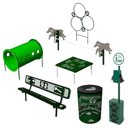 Ultraplay Dog Park Kit BARK-BSTKIT-Natural