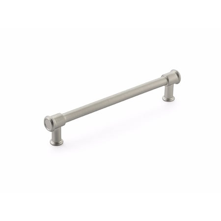 Schaub Steamworks 6in Cabinet Pull Satin Nickel Finish 79-6-15