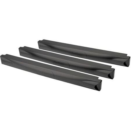 Eaton Tripp Lite Series SmartRack 1U Blanking Panel Kit - Toolless Mounting, 10 Panels, Black - 19? SR1UPANEL10