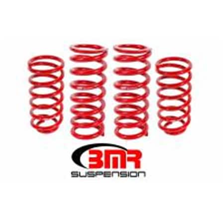 Bmr Suspension SP027R Lowering Springs for 1979-04 Ford Mustang, Red BMRSP027R