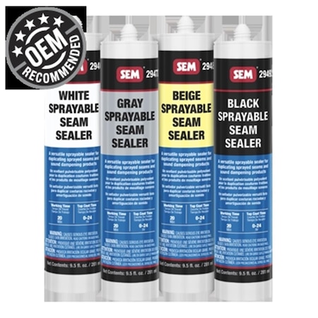 Sem Products  Sprayable Seam Sealers - Black SEM-29492