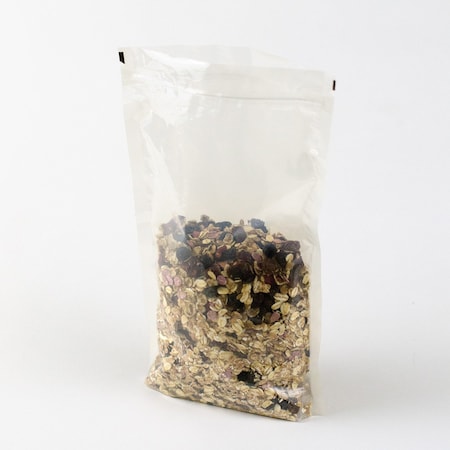 Elevate Packaging 16oz Transparent Compostable Stand Up Pouch, 100PK HC0161