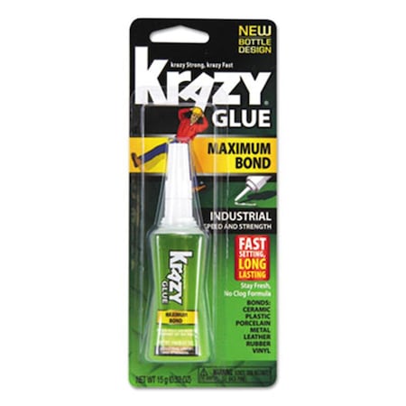Elmers 0.52 oz Tube Maximum Bond Krazy Glue - Clear KG48948MR