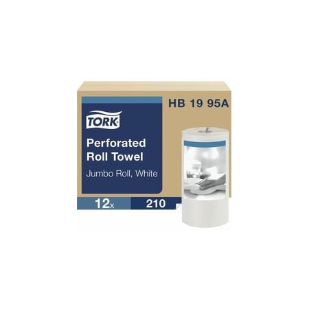 Tork Perforated Roll Towel, 2 Ply, 12PK HB1995A