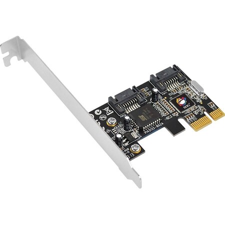 Siig DP SATA II PCIe - Serial ATA - PCI Express x1 - Plug-in Card - 2 Total SATA Port(s) SC-SAEB12-S1