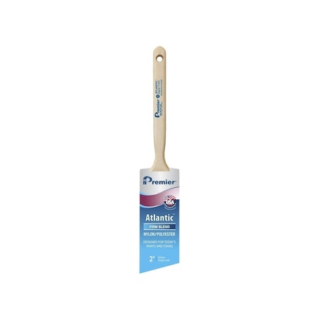 Premier Atlantic Paint Brush, 2 in W, Nylon/Polyester Bristle 17331